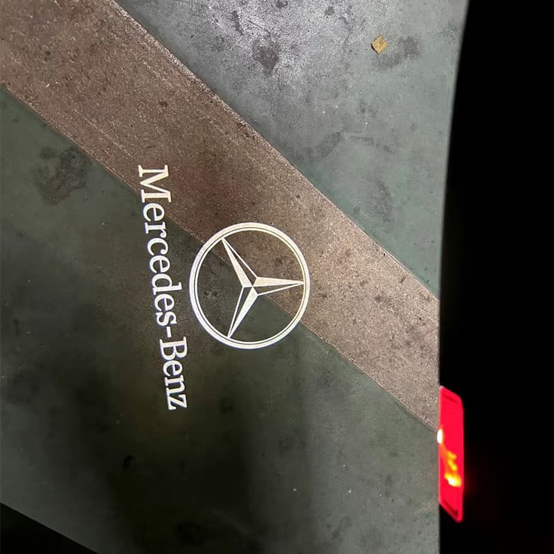 Mercedes Benz Logo Door Lights