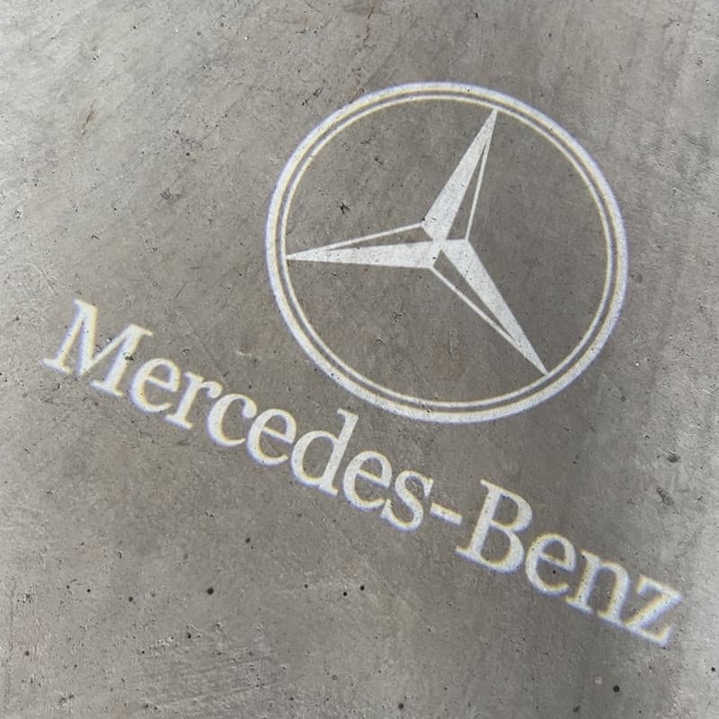 Mercedes Benz Logo Door Lights
