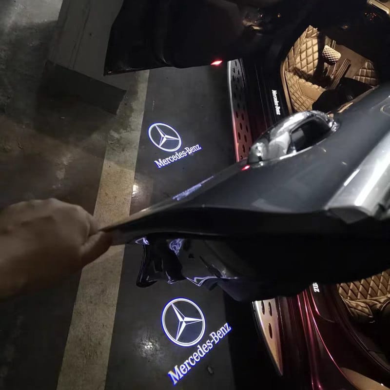 Mercedes Benz Logo Door Lights