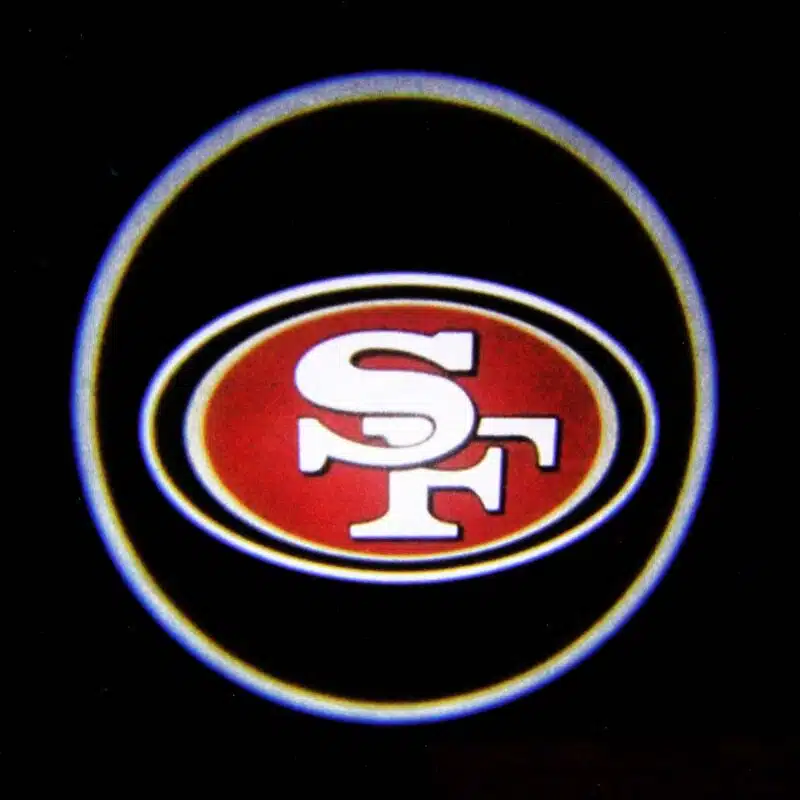 San Francisco 49ers Car Door Lights
