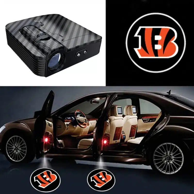 Cincinnati Bengals car door lights