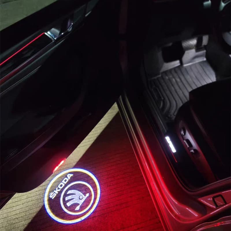 Skoda Door Logo Lights
