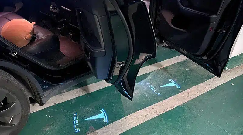 Tesla Door Lights