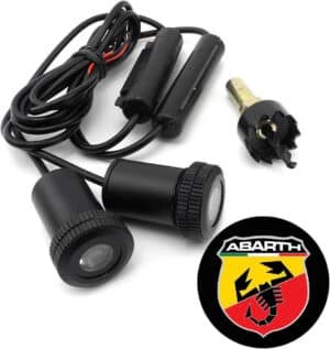 ABARTH door lights logo projector