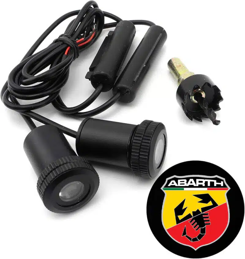 ABARTH door lights logo projector