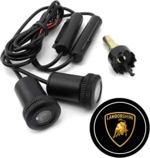 Lamborghini Door Logo Lights