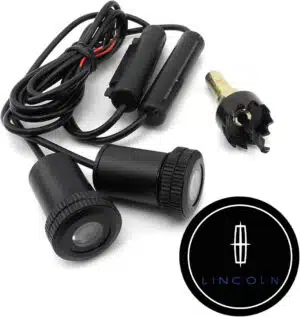 Lincoln Door Lights Logo Projector