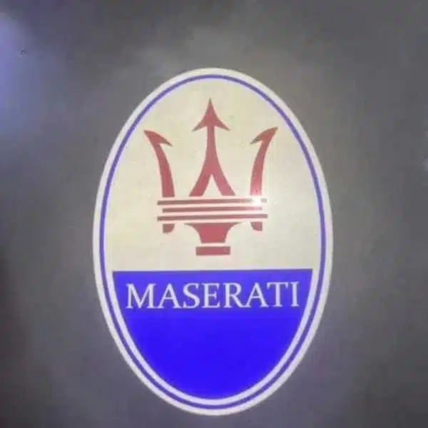 Maserati Door Welcome Lights-Never Fade Logo