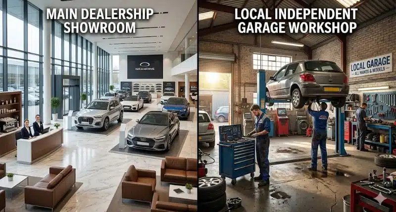 Independent Garages vs Main Dealership