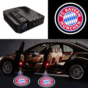 Bayern Munich Car Door Light — LED Ghost Shadow Rekordmeister Crest Logo Projector