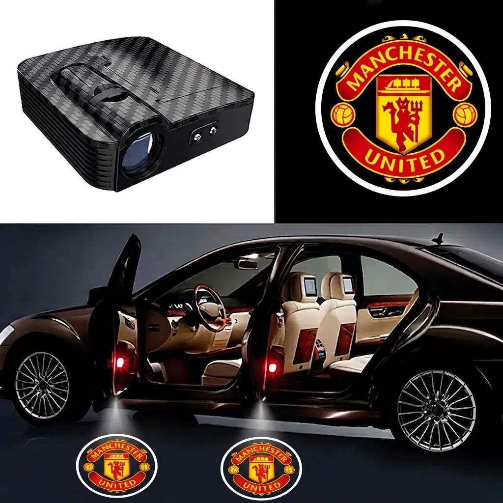 Manchester United Car Door Light Projector